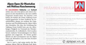 Alpen Open Air Montafon mit Melissa Naschenweng - Vorarlberger Nachrichten | VN.AT