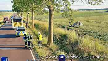 Auto überschlägt sich im Kreis Helmstedt
