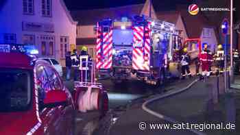 VIDEO | Brandstiftung? Polizei ermittelt nach erneutem Brand in Heide - Sat.1 Regional