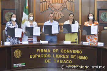 Firman convenio para crear más espacios libres de humo de tabaco en la UdeC - El Comentario