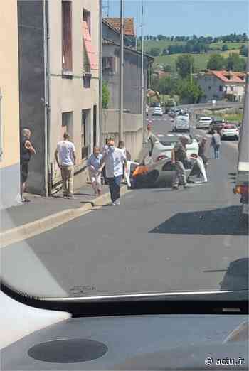 Cantal. Accident de la route : une voiture sur le toit à Arpajon-sur-Cère - actu.fr