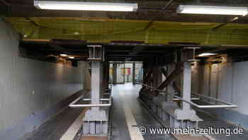 Fußgängerunterführung wird saniert: Andernacher Bahnhof ist über Pfingsten gesperrt - Rhein-Zeitung