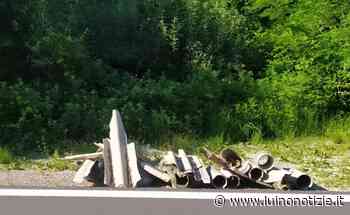 Ancora rifiuti abbandonati tra Luino e Montegrino, «C'è anche eternit» - Luino Notizie