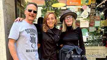 Diane Keaton, Cesare Bocci e un gelato insieme a Roma Nord
