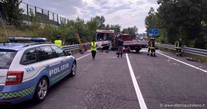 Alessandria, scontro tra un furgone e un camion: cinque morti e due feriti