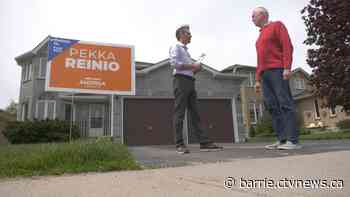 Ontario Election: Barrie-Innisfil candidates pound the pavement for votes | CTV News - CTV News Barrie