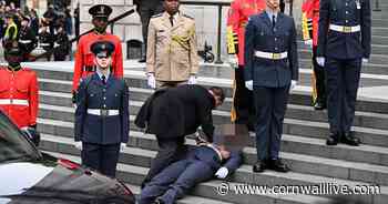 Soldier collapses outside St Paul's ahead of Jubilee service - Cornwall Live