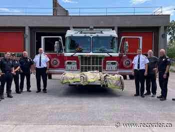 Briefs: Cornwall firefighters donate gear - Brockville Recorder and Times