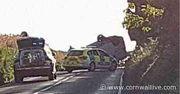 A3071 near Penzance blocked after crash - updates - Cornwall Live