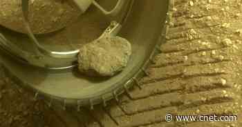NASA Mars Rover Has a 'Pet Rock' in Its Wheel That Refuses to Leave     - CNET