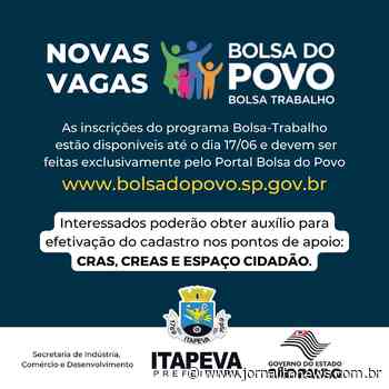 Em Itapeva! Novas vagas disponíveis para o Bolsa do Povo - Jornal Ita News
