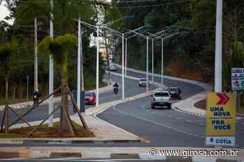 Cotia: primeiros postes para fixação de radares de velocidade são instalados na Estrada de Caucaia do Alto - Giro S/A