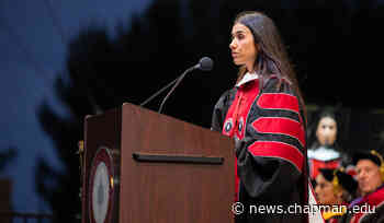 Nobel Peace Laureate Nadia Murad Challenges Chapman Grads to Fight for Justice | Chapman Newsroom - Chapman University: Happenings