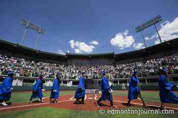 In-person grad makes grandstand return for Harry Ainlay’s class of ‘22