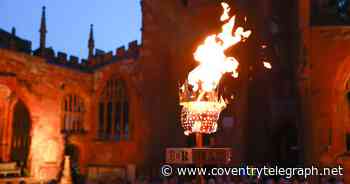 Coventry beacon lit at cathedral ruins to mark Queen's Platinum Jubilee - Coventry Live