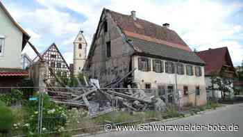 Ruine in Mühlheim - Eingestürztes Gebäude gilt weiter als erhaltenswert - Schwarzwälder Bote