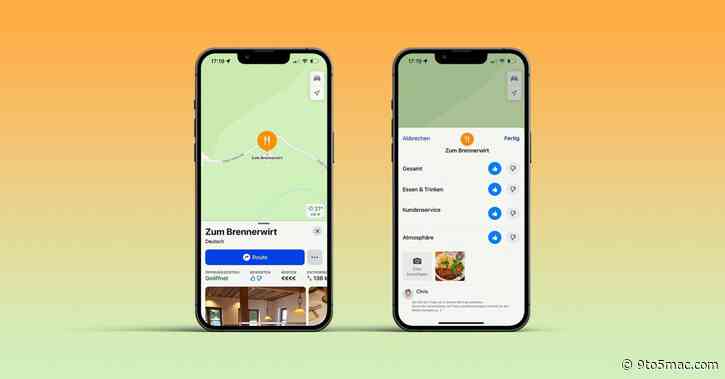 Apple Maps rating system now available to users in Germany