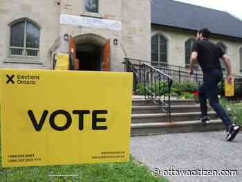Voter turnout for Ontario election sinks to record low