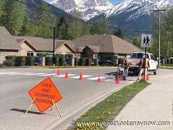Line painting underway in Fernie - My East Kootenay Now