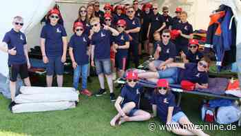 400 Teilnehmer auf Sportplatz: Sonniger Start in das Pfingstlager der Kreisjugendfeuerwehr Cloppenburg in Bösel - Nordwest-Zeitung