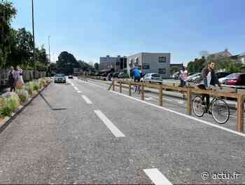 Lorient : des nouvelles voies cyclables sécurisées dans le centre-ville - actu.fr