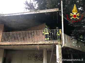 Fiamme in un alloggio abusivo - Prima Saronno