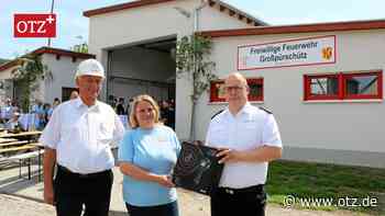 Der Einsatz für das Gerätehaus in Großpürschütz wird belohnt