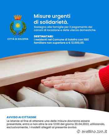 Solofra, misure urgenti di solidarietà sostegno alle famiglie - Zon.it
