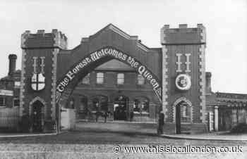 The arch at Chingford Station that welcomed Queen Victoria