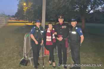 Basildon officers take 95-year-old to see jubilee beacon lit | Echo - Southend Echo