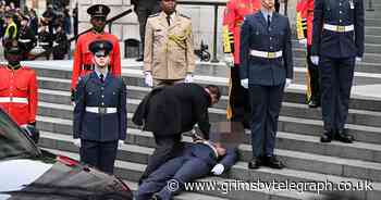 Soldier collapses outside St Paul's ahead of Jubilee service - Grimsby Live