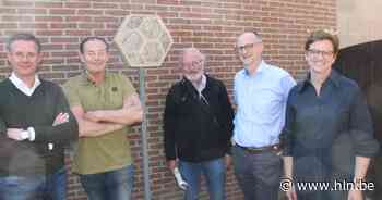 Eerste bijenhotel gevuld door verenigingen geplaatst | Izegem | hln.be - Het Laatste Nieuws