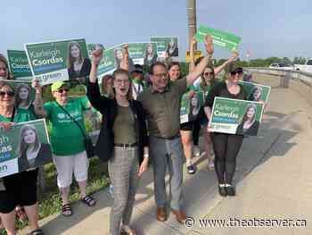 Ontario Green Party leader visits Brantford-Brant for pre-election day rally - Sarnia Observer