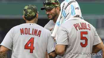 Albert Pujols hits two homers, Yadier Molina makes pitching debut as St. Louis Cardinals roll - ESPN.co.uk