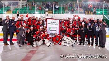 Moncton Flyers Win TELUS Cup - Hockey Canada