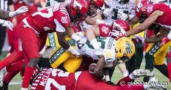 Calgary Stampeders win 37-7 against Edmonton Elks in CFL pre-season action - Global News