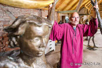 Dresden: Bildhauer verwandelt alte LPG-Scheune in eine Kunsthalle - TAG24