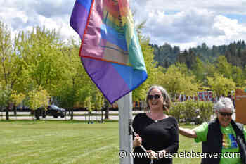 Pride flag raised in Quesnel for Pride Month – Quesnel Cariboo Observer - Quesnel - Cariboo Observer