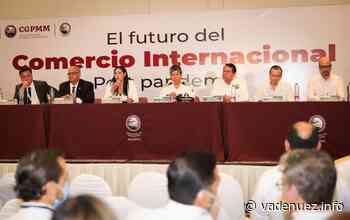 Gobernadora inaugura congreso “El futuro del comercio internacional post pandemia”, en Manzanillo - Noticias Va de Nuez