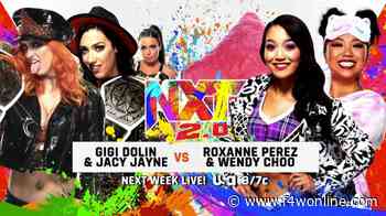 Tag match, Women's Breakout Tournament set for next week's WWE NXT - Figure Four Online