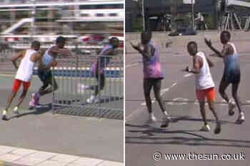 Felix Kirwa wins marathon despite running extra 1.1km after being sent WRONG way by blundering officials... - The Sun