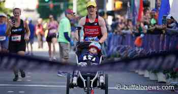 Sean Kirst: From stroller, 2-year-old leads way in Buffalo Marathon - Buffalo News