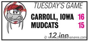 Lots of Everything In Mudcats' Marathon Opening Loss Tuesday – Chillicothe News Constitution-Tribune - Chillicothe Constitution Tribune