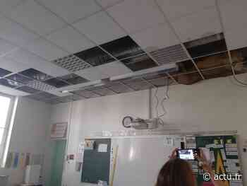 VIDEO. Le plafond de cette école de Lyon s’écroule : « Il pleuvait dans la classe » - actu.fr