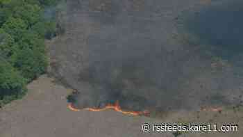 Crews extinguish large brush fire in Wayzata