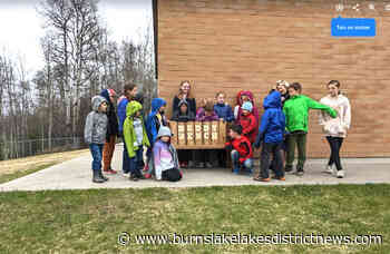 Buddy bench at Francois Lake School - Burns Lake Lakes District News