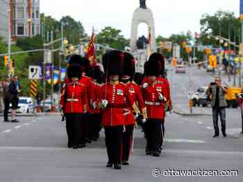GG's Foot Guards mark 150th anniversary with Freedom of the City march