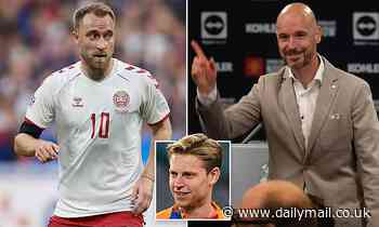 Manchester United boss Erik ten Hag 'turns attention to signing Christian Eriksen on free transfer'