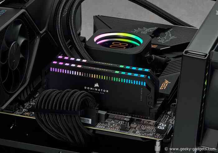 Corsair Dominator Platinum DDR5 6600 memory kits now available