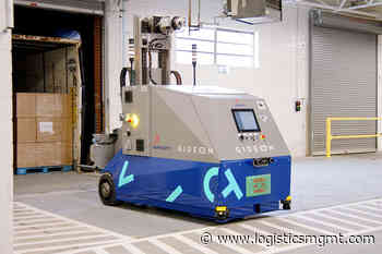 Meet Trey, Gideon's autonomous trailer (un)loading forklift - Logistics Management